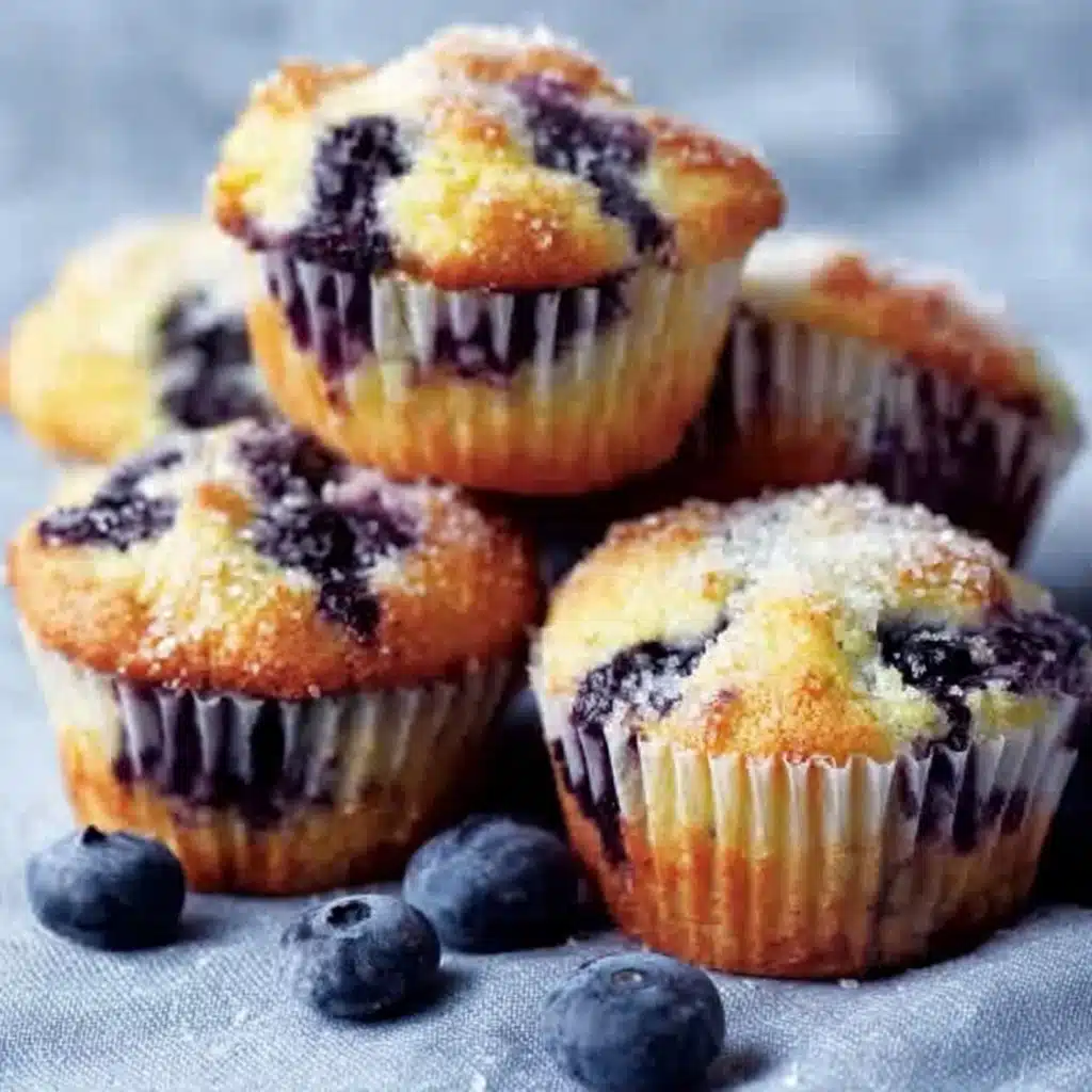 Easy Blueberry Muffins Recipe - Recipe Image