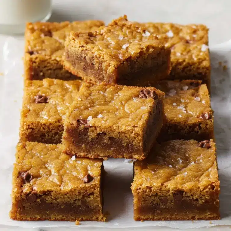 Homemade Blondie Brownies Recipe