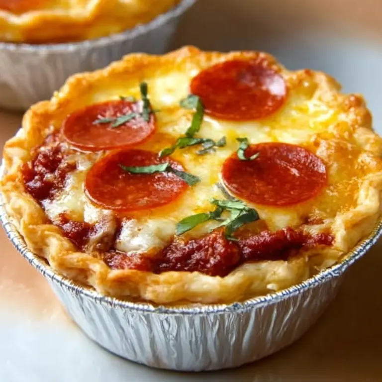 Mini Pizza Pot Pies Recipe