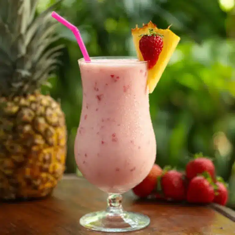 Virgin Strawberry Pina Colada Recipe