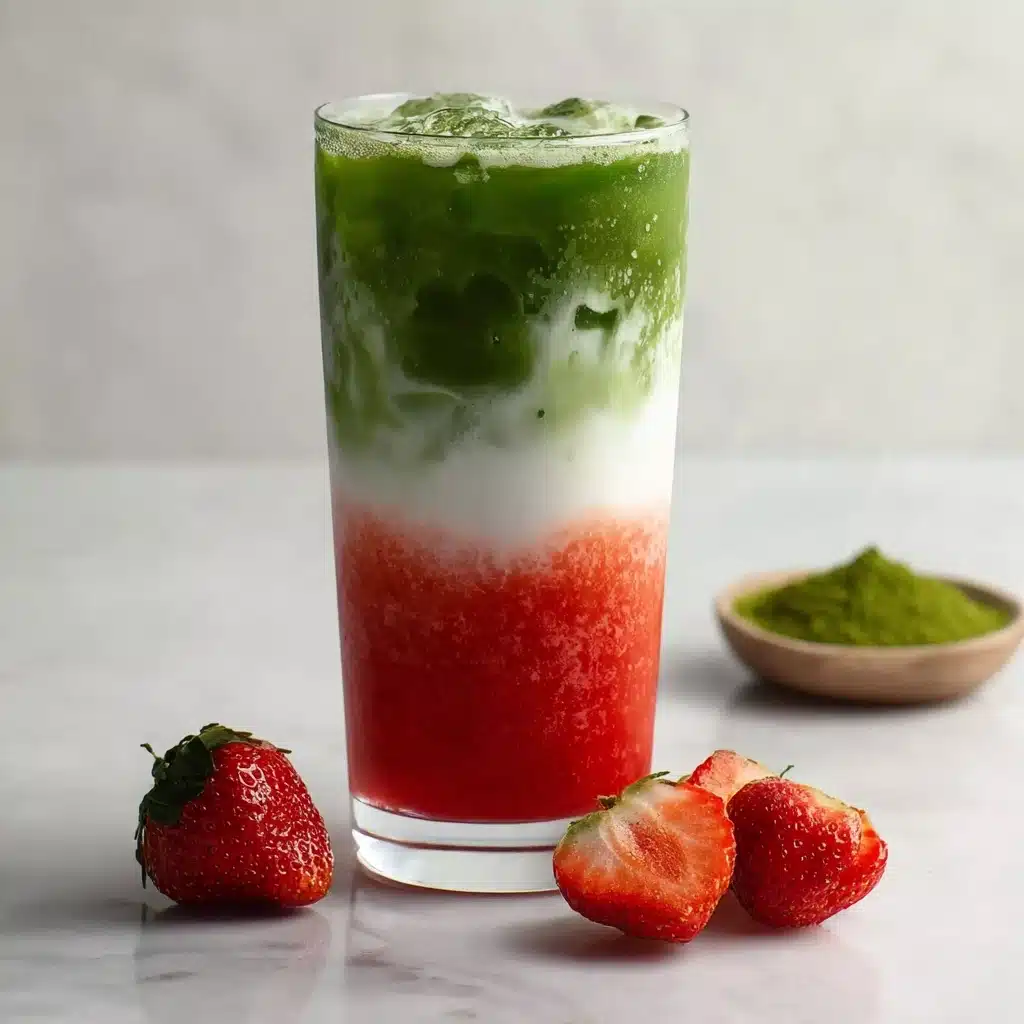 Strawberry Matcha Latte Recipe - Recipe Image