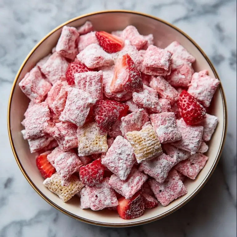 Strawberry Shortcake Puppy Chow Recipe