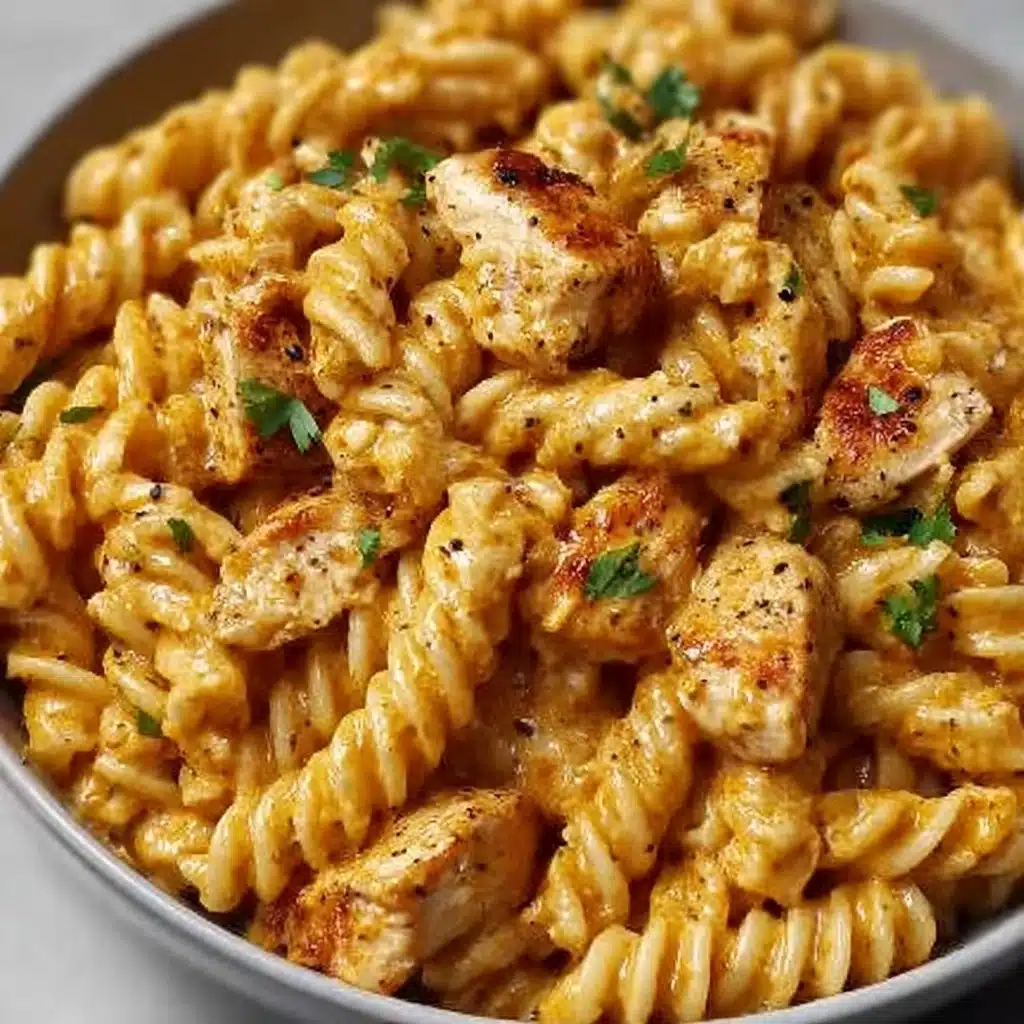Cajun Cream Cheese Chicken Pasta Bake Recipe - Recipe Image