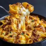Cheesesteak Tortellini in a Rich Provolone Sauce Delight Recipe