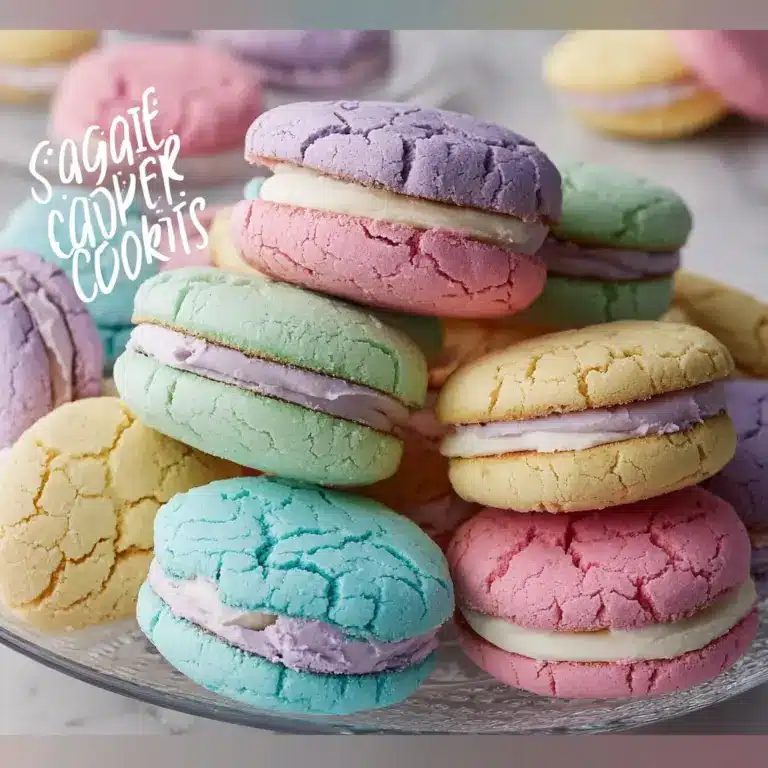 Pastel Sugar Cookie Sandwiches Recipe