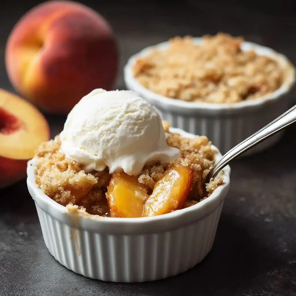 Easy Small Batch Peach Cobbler Recipe - Recipe Image