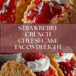 Strawberry Crunch Cheesecake Tacos Recipe