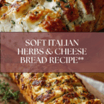Soft and Flavorful Italian Herbs and Cheese Bread Recipe