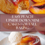 Peach Upside Down Mini Cakes Recipe