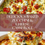Simple Baked Zucchini and Cheese Recipe