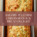Green Onion Zucchini Cheddar Quick Bread Recipe