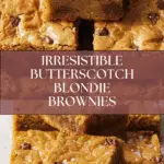 Homemade Blondie Brownies Recipe