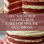 Red Velvet Crepe Cake Recipe
