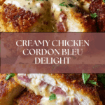 Deliciously Creamy Chicken Cordon Bleu Recipe