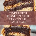 Peanut Butter Chocolate Layer Cake Recipe