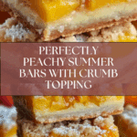 Heavenly Summer Peach Bars Recipe