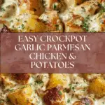 Garlic Parmesan Crockpot Chicken and Potatoes Recipe