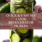 No-Cook Refrigerator Pickles Recipe