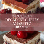 Cherry Amaretto Tiramisu Dessert Recipe