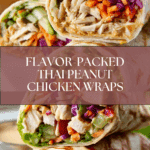 Thai Peanut Chicken Wraps Recipe