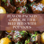 Garlic Butter Beef Bites with Potatoes Recipe