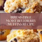 Ultimate Moist & Flavourful Blueberry Muffins Recipe