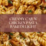 Cajun Cream Cheese Chicken Pasta Bake Recipe
