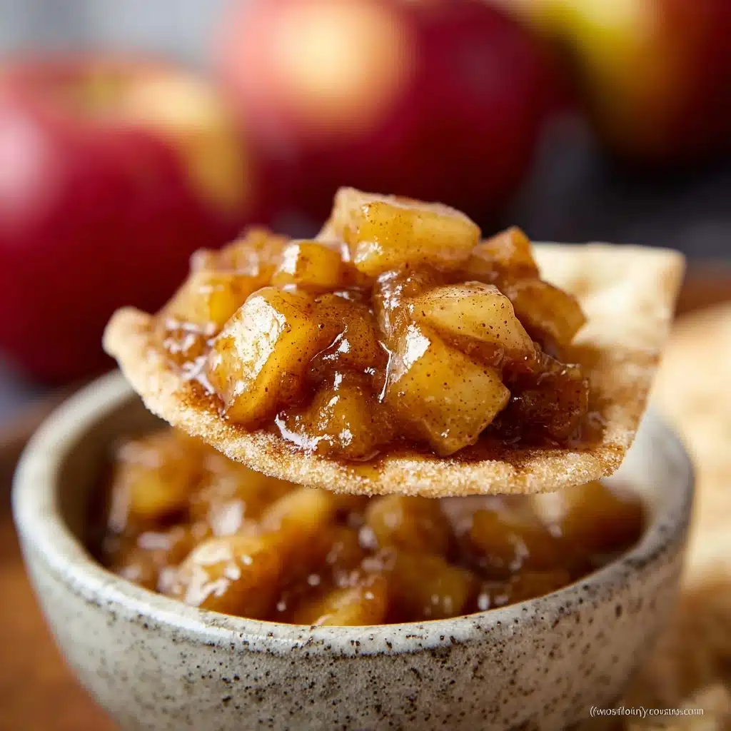 Apple Pie Dip with Cinnamon Sugar Tortilla Chips Recipe - Recipe Image