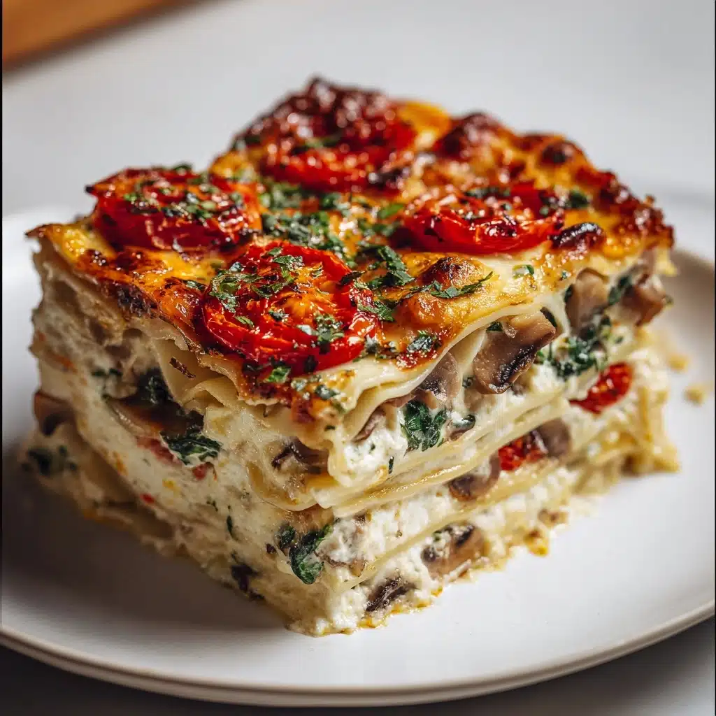 Loaded Veggie White Lasagna Recipe - Recipe Image