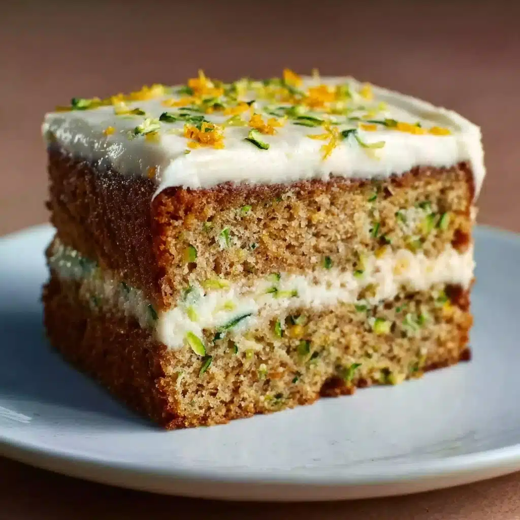 Ultimate Frosted Zucchini Bars Cream Cheese Recipe - Recipe Image