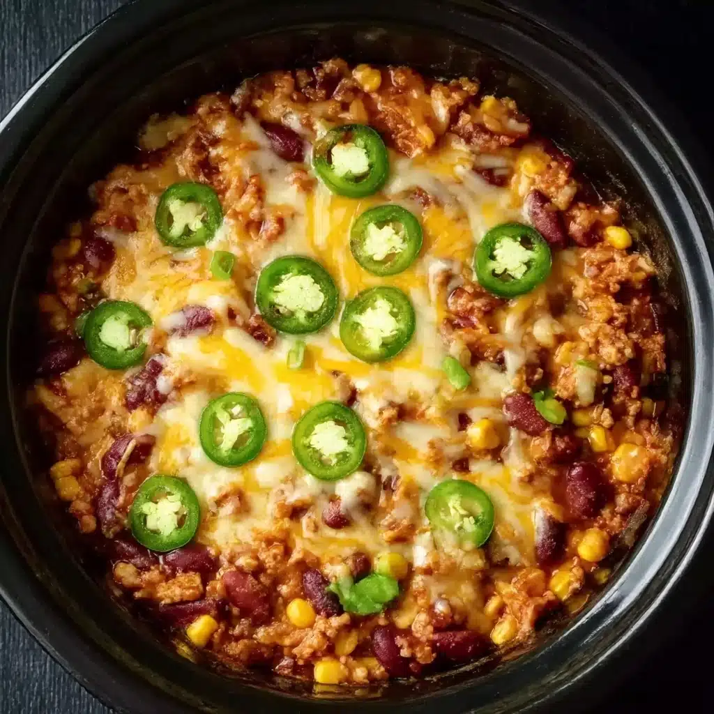 Slow Cooker Taco Casserole Recipe - Recipe Image