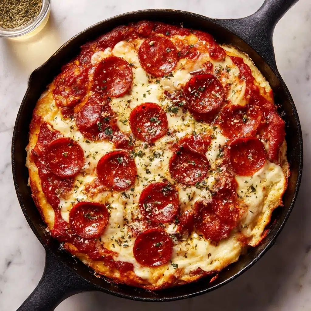 Cast Iron Skillet Pizza Recipe - Recipe Image
