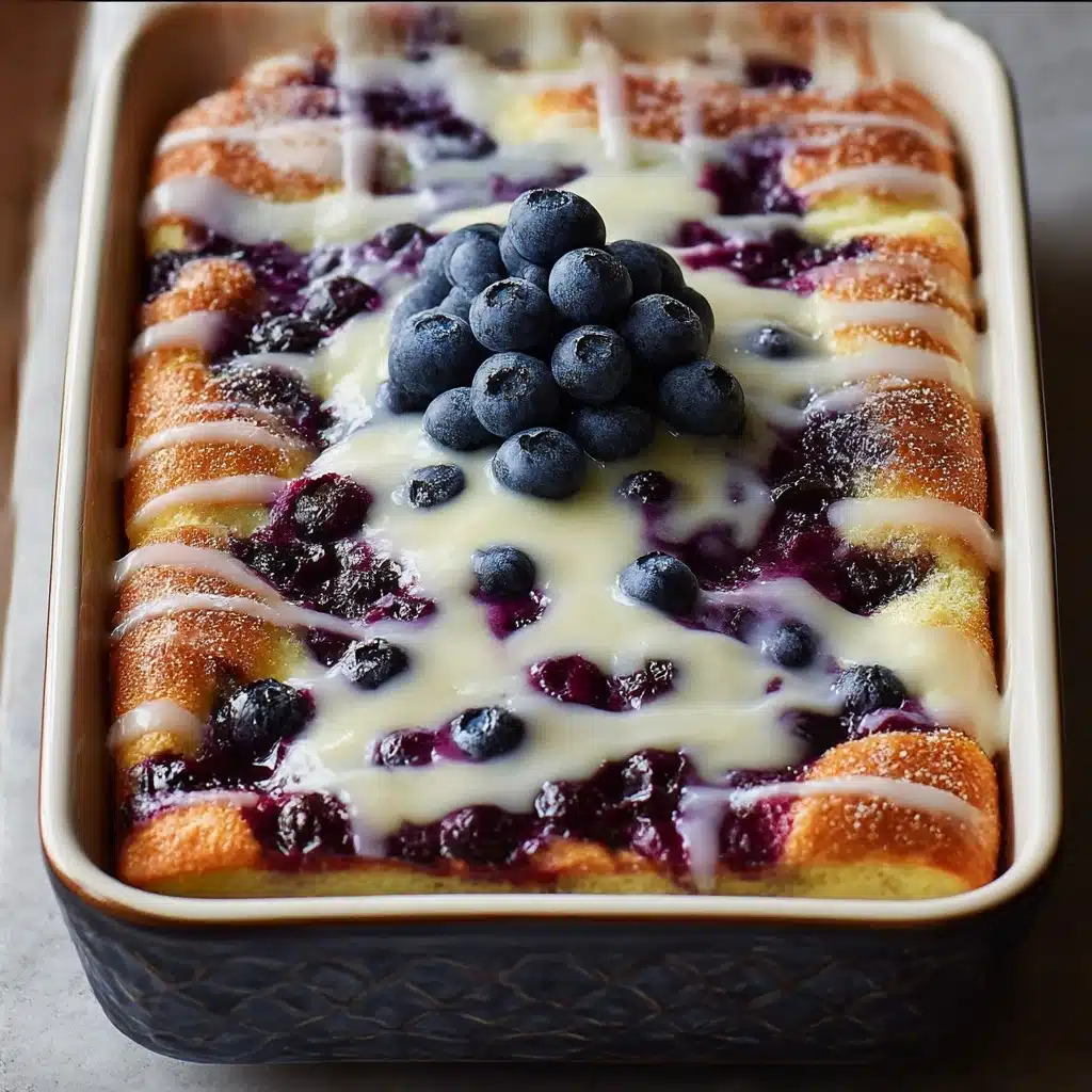 Blueberry Buttermilk Pancake Casserole Recipe - Recipe Image