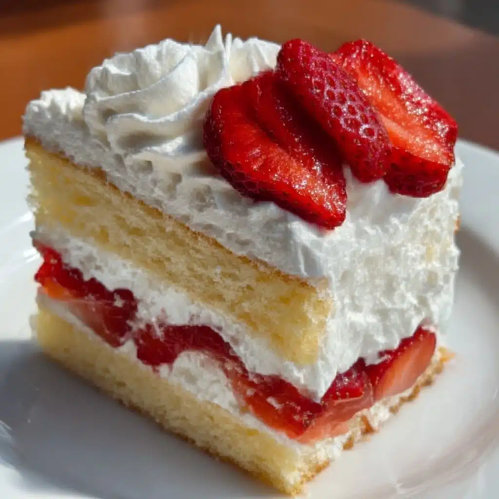 Unforgettable Strawberry Shortcake Cake in 5 Simple Steps Recipe - Recipe Image