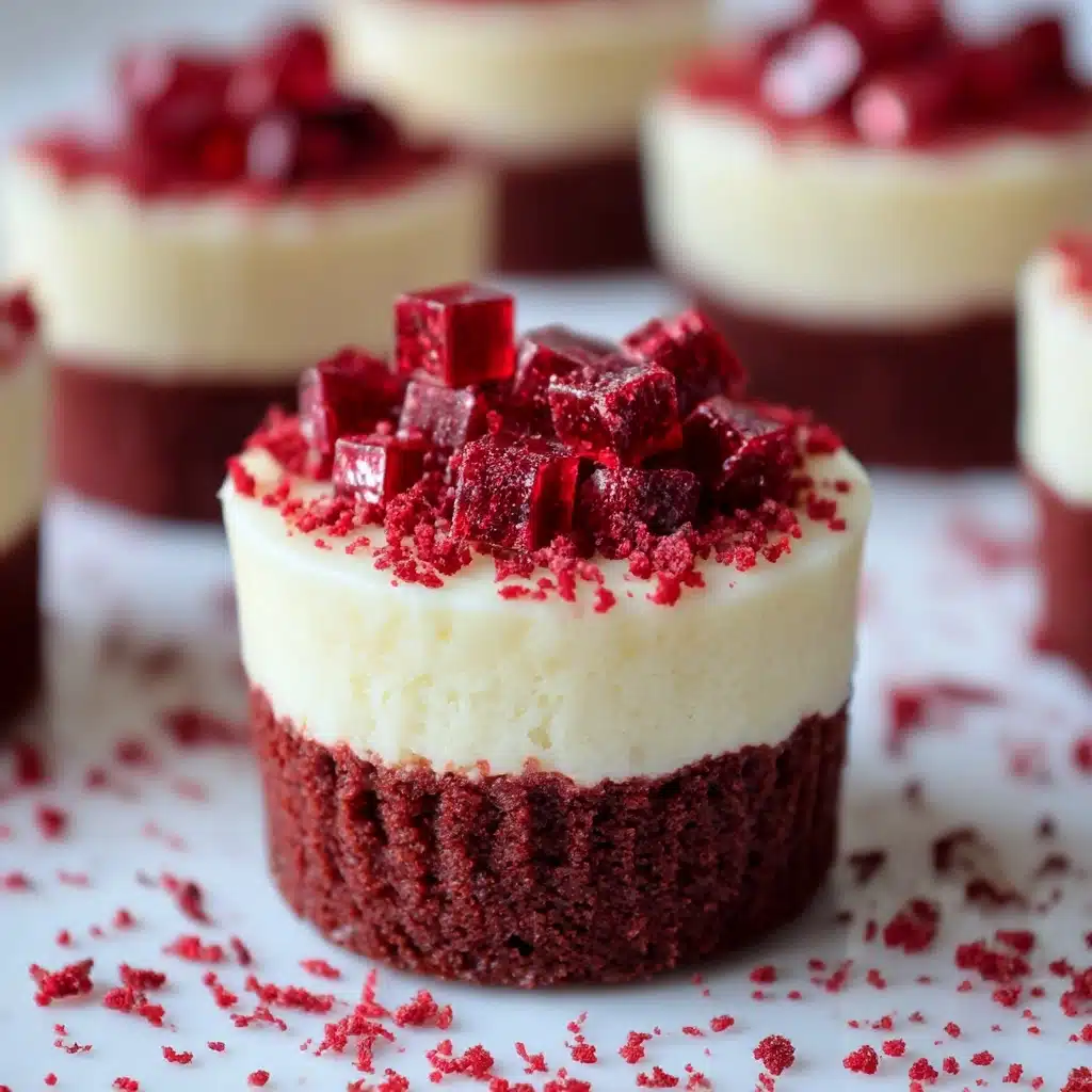Red Velvet Cheesecake Brownies Recipe - Recipe Image