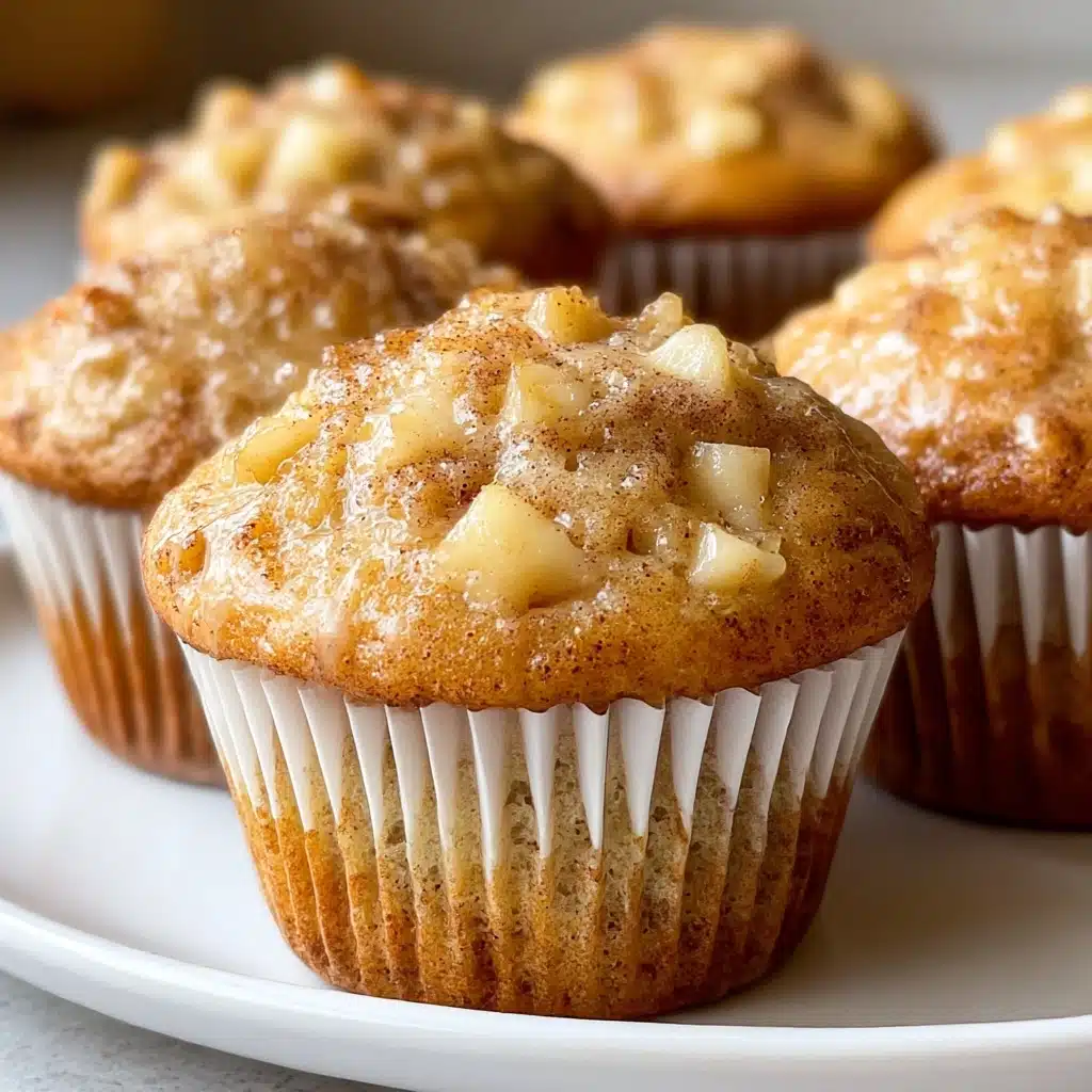 Apple Cinnamon Greek Yogurt Muffins Recipe - Recipe Image