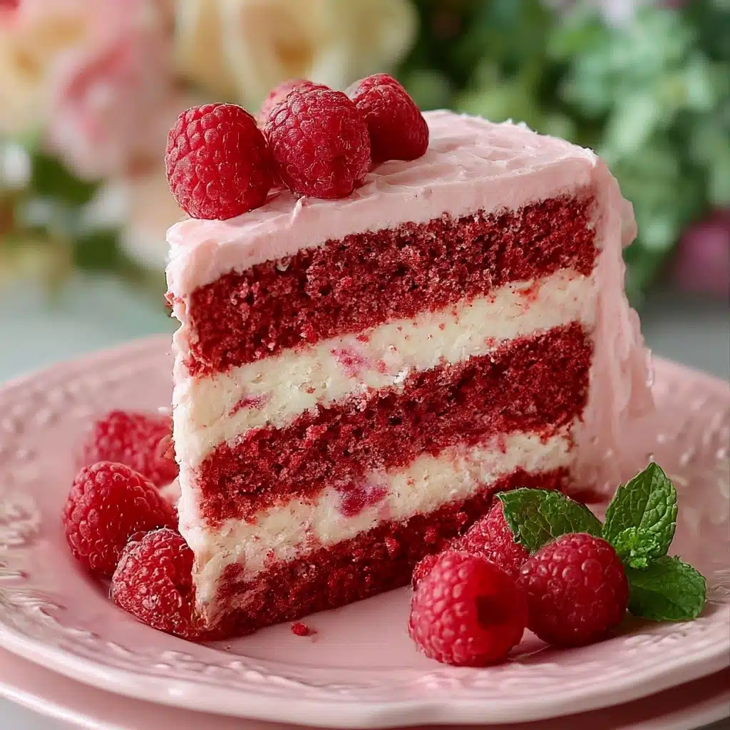 Raspberry Layer Cake Recipe - Recipe Image