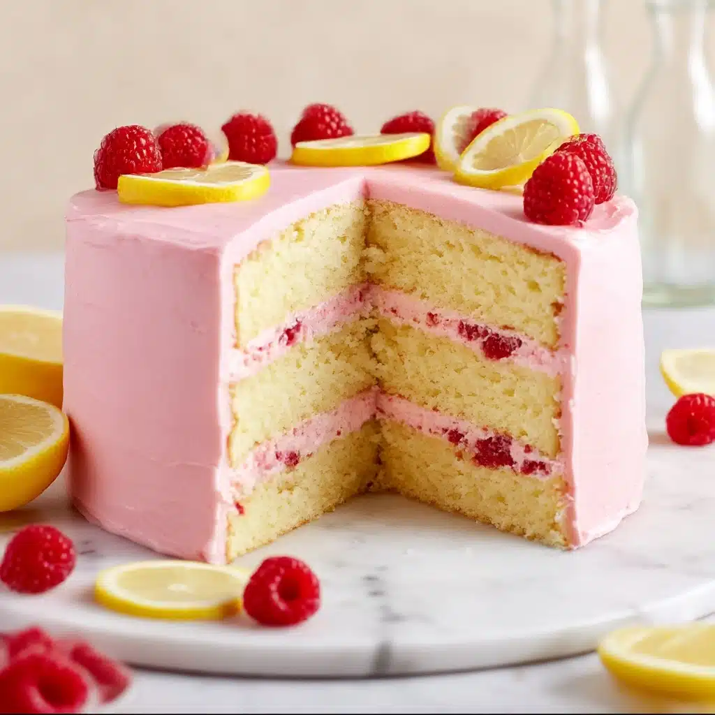 Lemon Raspberry Cake Recipe - Recipe Image