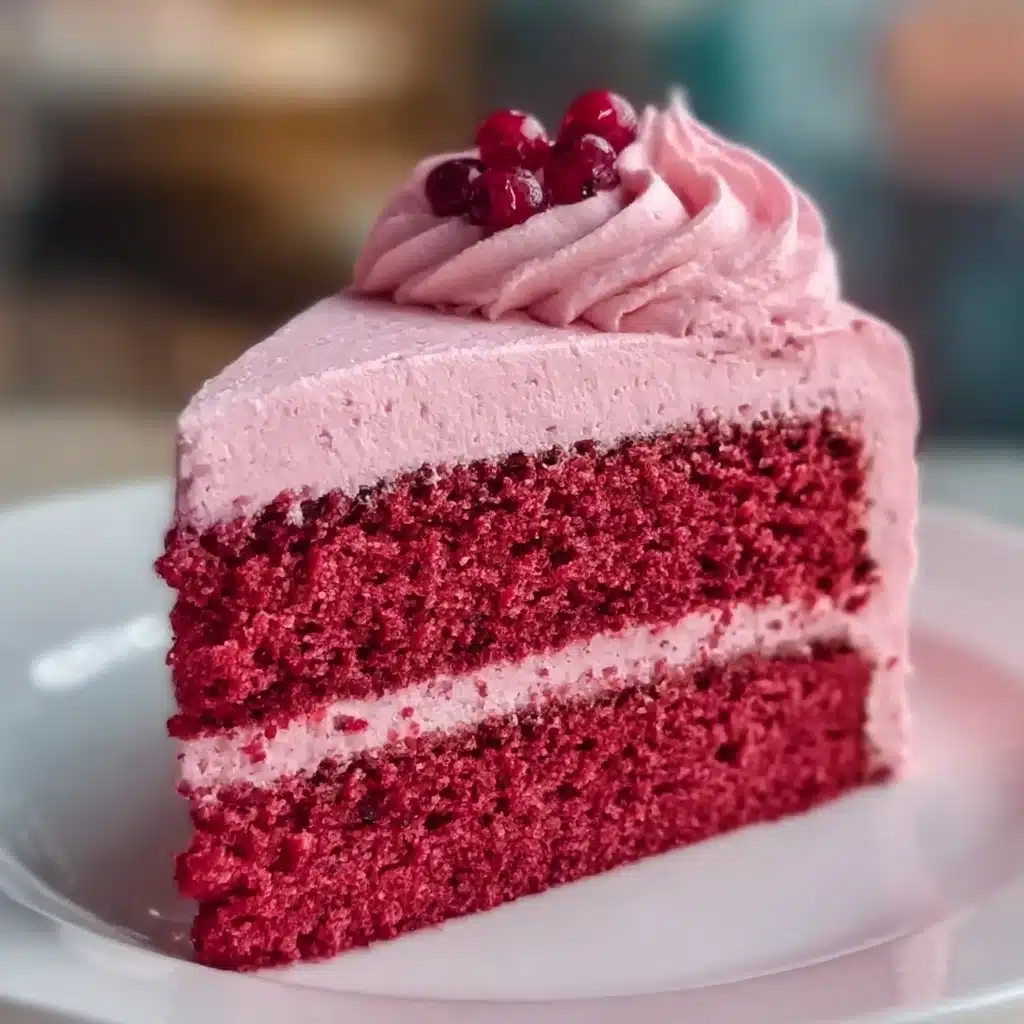 Mother's Day Pink Velvet Cake Recipe - Recipe Image