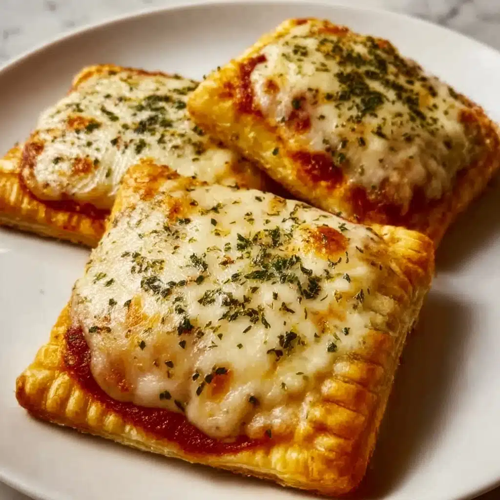 Homemade Easy Cheesy Pizza Pockets Recipe - Recipe Image