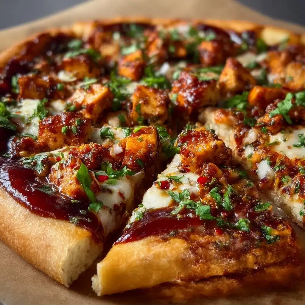 Chili Garlic Chicken Pizza Recipe - Recipe Image