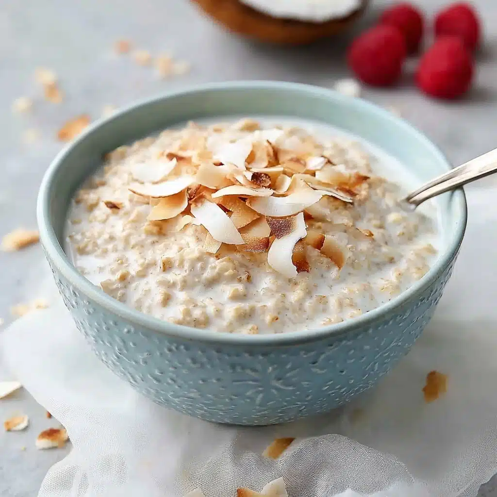 Coconut Cream Pie Overnight Oats Recipe - Recipe Image