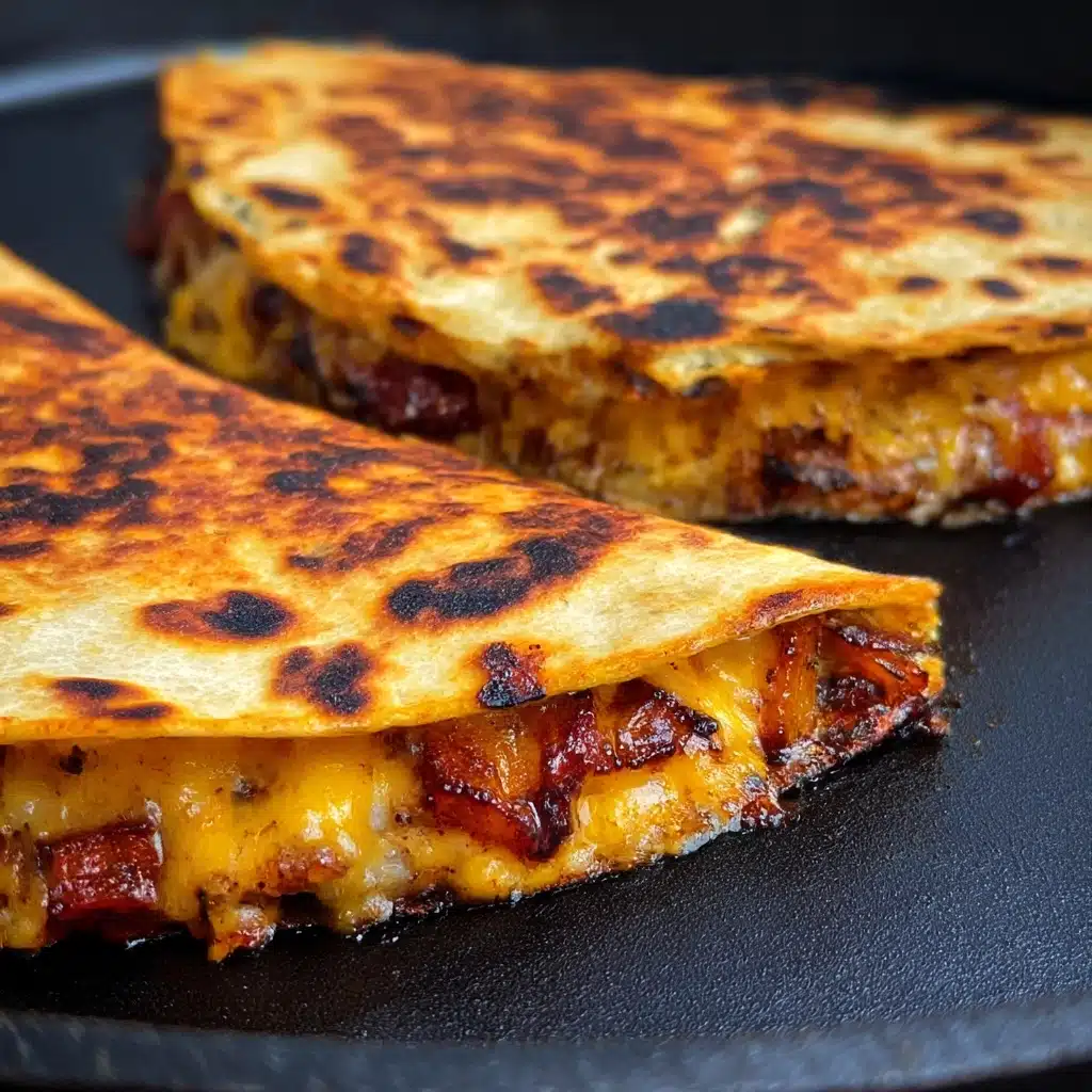 Blackstone Hot Honey BBQ Chicken Quesadillas Recipe