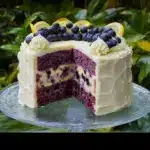 Blueberry Cake with Lemon Cream Cheese Frosting Recipe