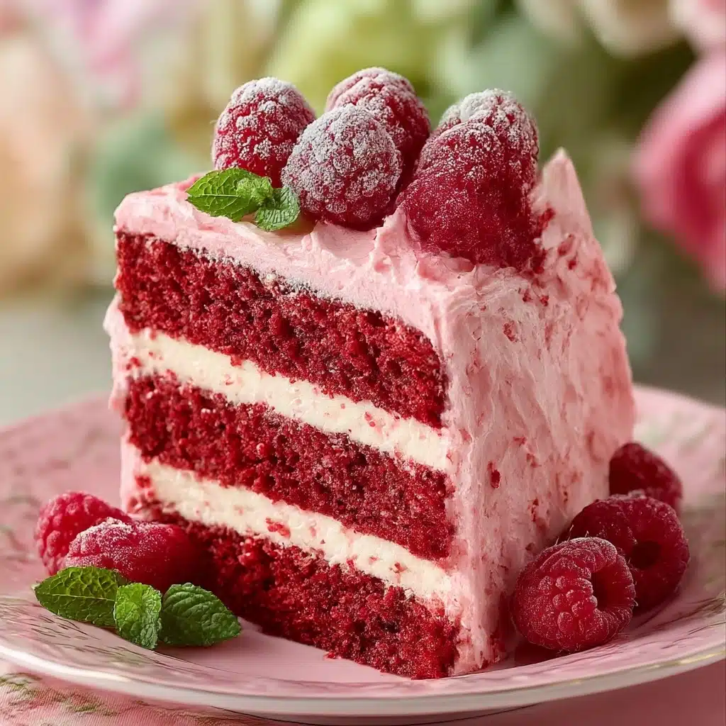 Raspberry Layer Cake Recipe - Recipe Image
