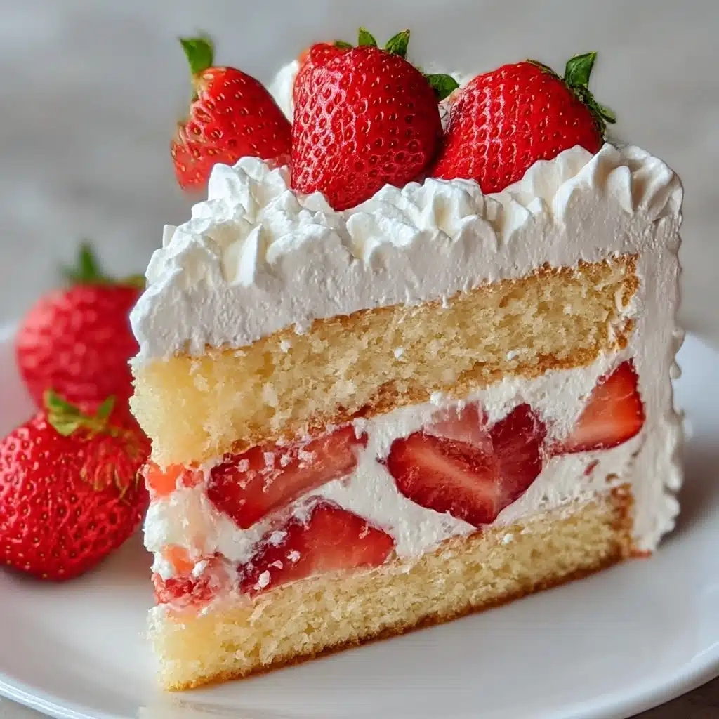 Strawberry Shortcake Cake Recipe - Recipe Image