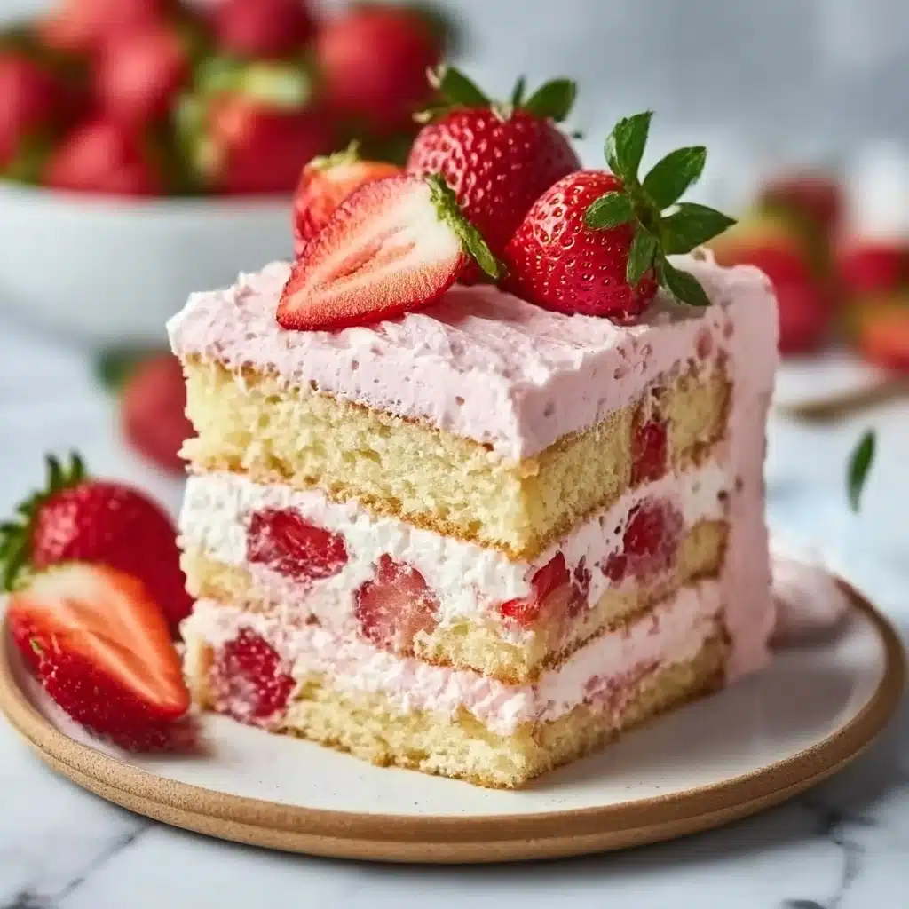 How to Make Strawberry Shortcake Tiramisu Recipe - Recipe Image