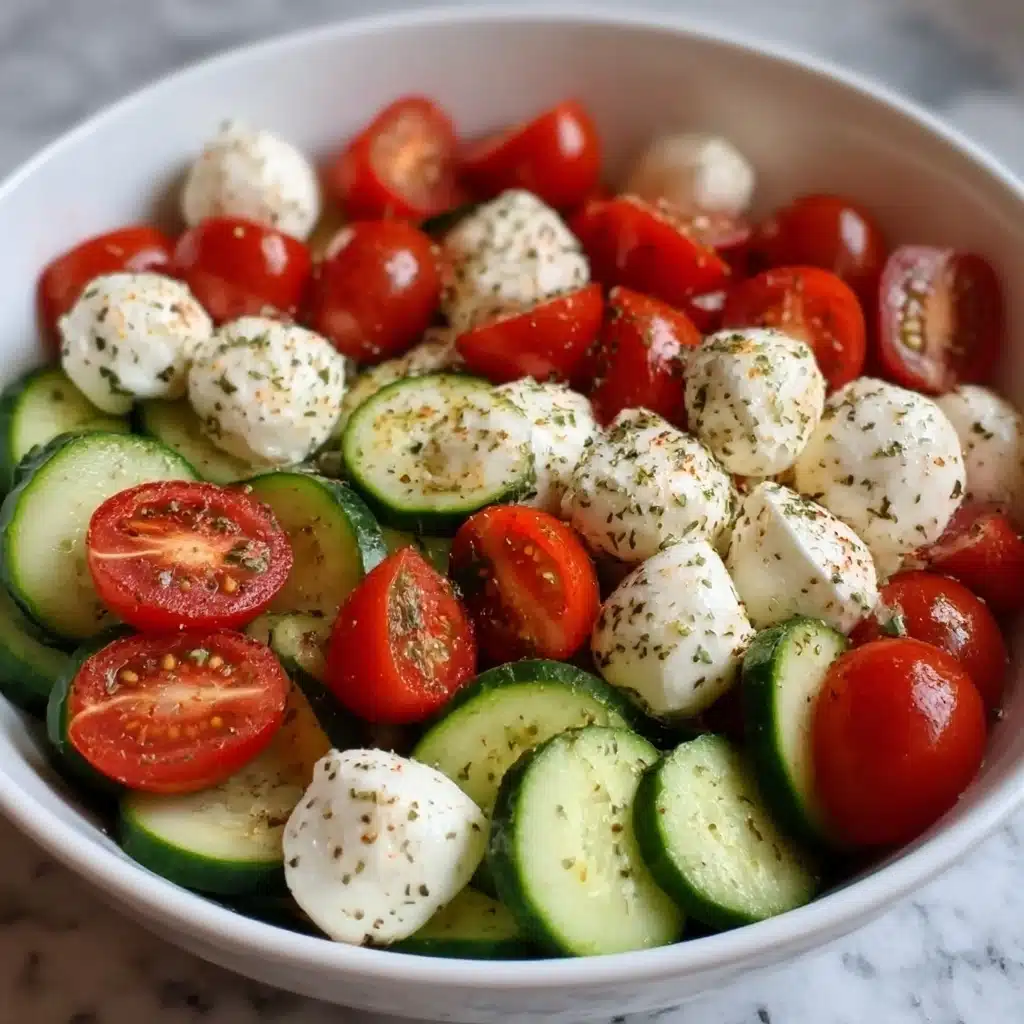 Cucumber Mozzarella Salad Recipe - Recipe Image