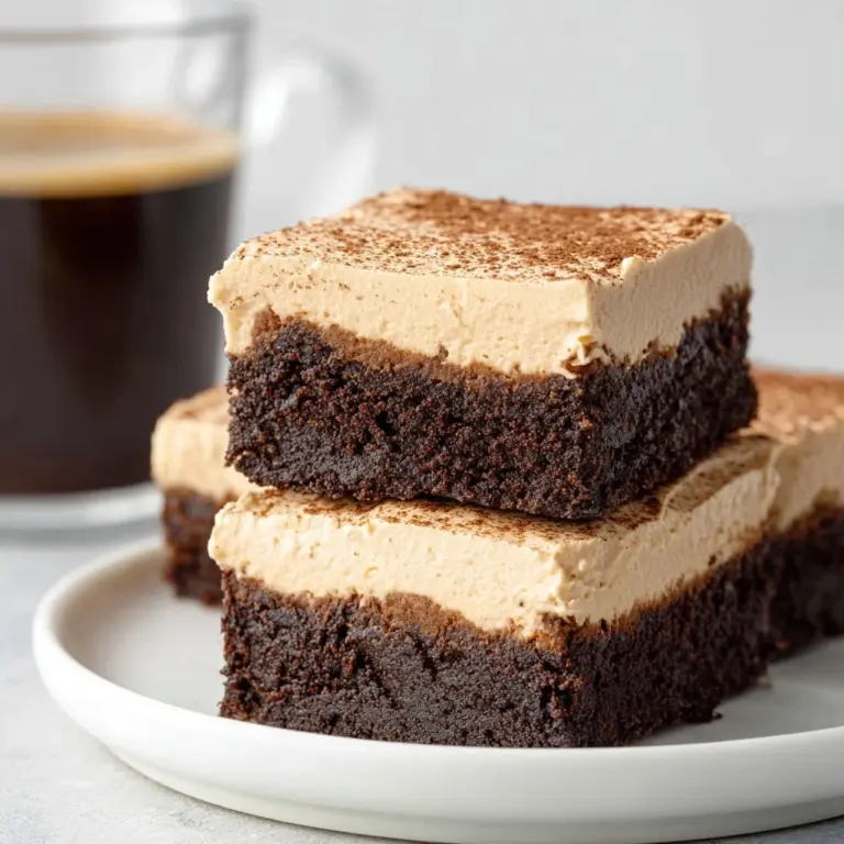 Frosted Coffee Brownies Recipe