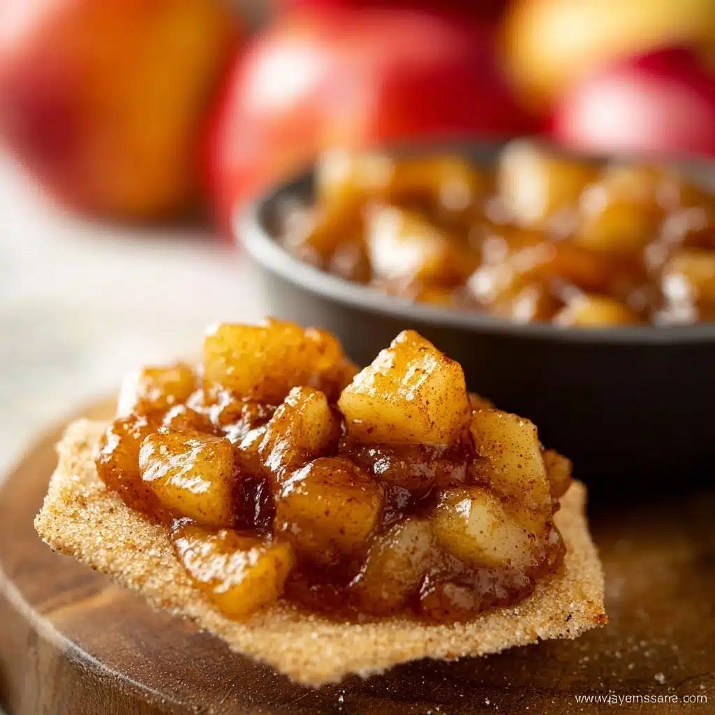 Apple Pie Dip with Cinnamon Sugar Tortilla Chips Recipe - Recipe Image